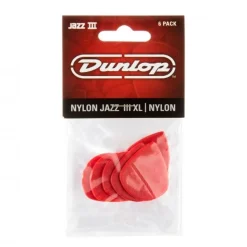 Clearance Jazz III XL -plektrat, 6kpl Punainen Plektrat
