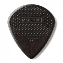 Max-grip Jazz III -plektrat, 6kpl Musta Plektrat