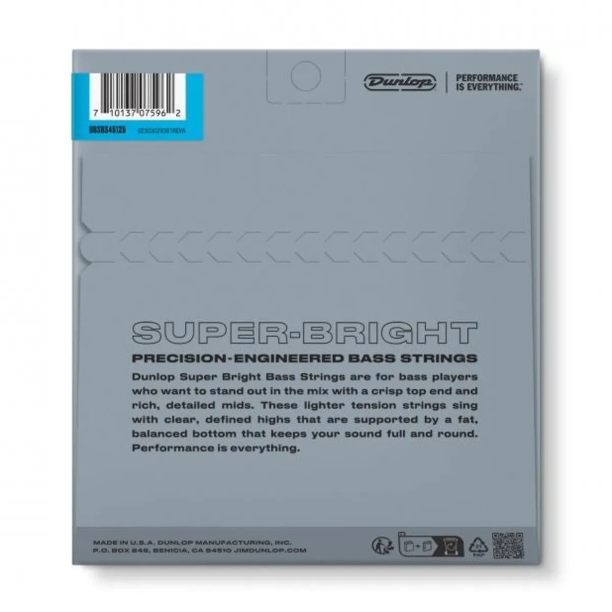 Hot Super Bright 45-125 Stainless Steel - 5-Kielisen Basson kielet Kitarankielet