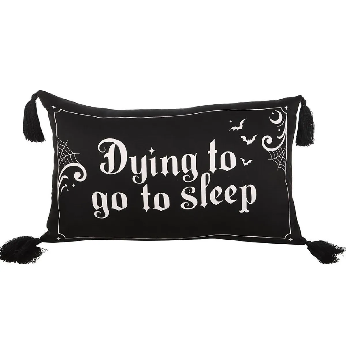 Best Dying to go to sleep - koristetyyny Goottikamaa|Sisustustekstiilit