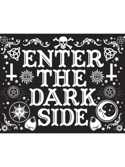 Best Enter The Dark Side - Peltikyltti Goottikamaa|Seinäkyltit & Taulut