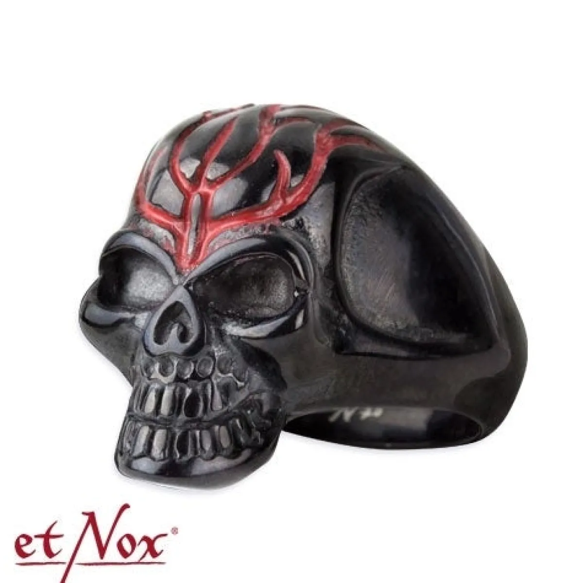Clearance Black Skull - Sormus Bikerit|Goottikamaa