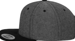 Discount Chambray-Suede snapback - Lippis, black Lippikset