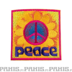 Flower Peace - kangasmerkki Hippikamaa|Kangasmerkit