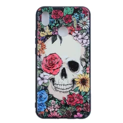Outlet Flower Skull I - Suojakuori, Huawei P20 Lite Huawei