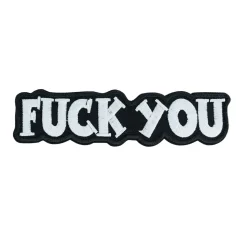 New Fuck You - kangasmerkki Haalarimerkit|Kangasmerkit