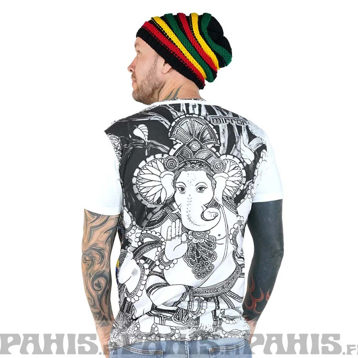 Best Ganesha - T-paita, valkoinen Hippikamaa|T-Paidat
