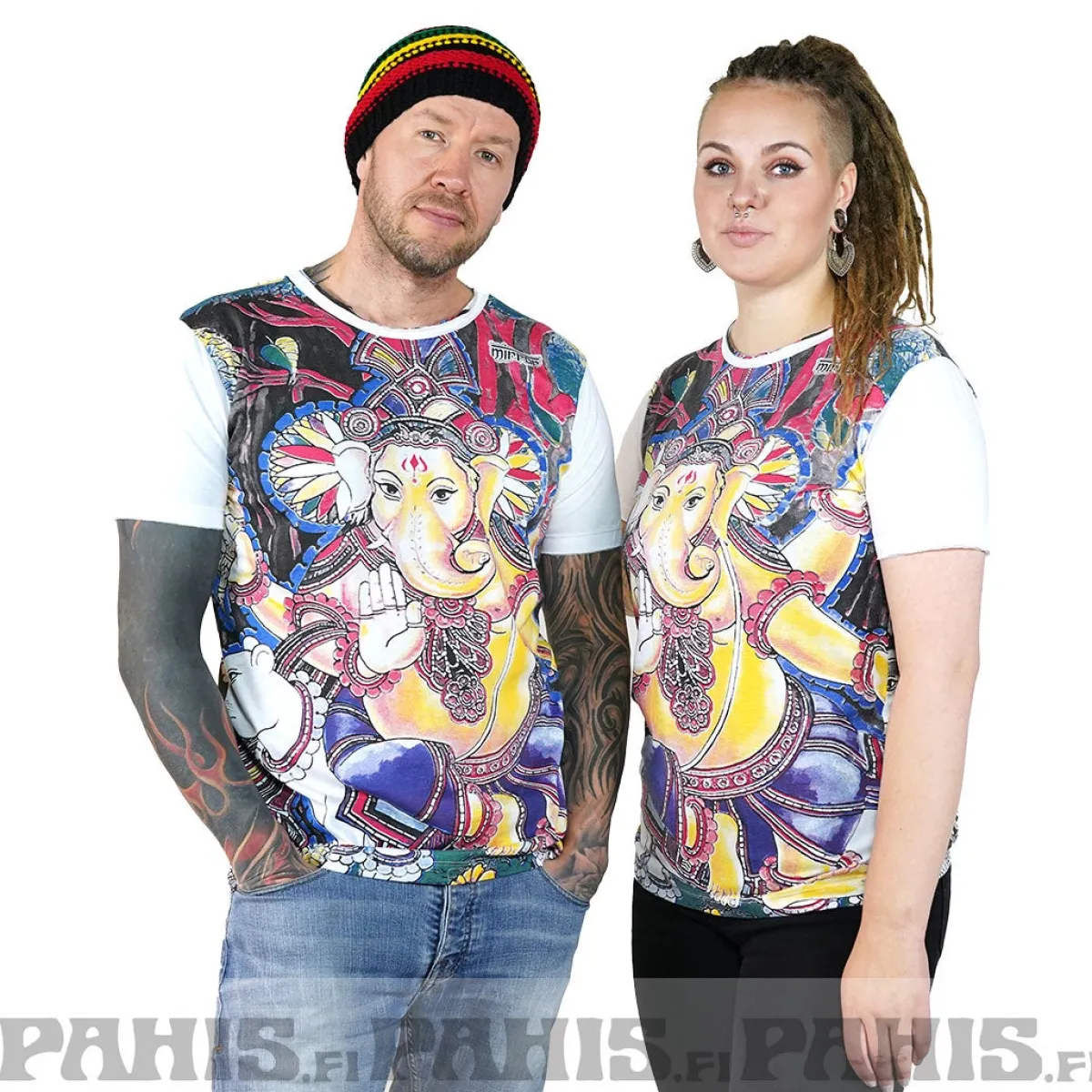Best Ganesha - T-paita, valkoinen Hippikamaa|T-Paidat