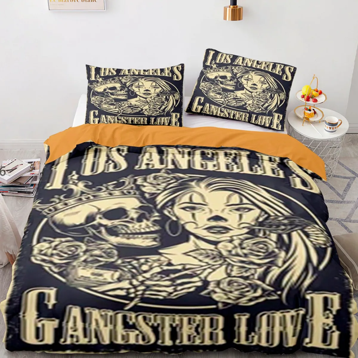 Sale Gangster love - Pussilakana + tyynyliina Rockabilly|Bikerit