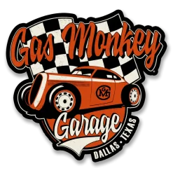 Outlet Gas Monkey Garage Racing - Tarra 10cm Autoteema|Toimistotarvikkeet