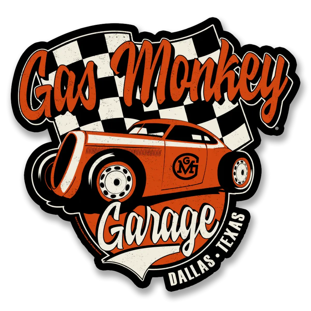 Outlet Gas Monkey Garage Racing - Tarra 10cm Autoteema|Toimistotarvikkeet