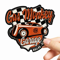 Outlet Gas Monkey Garage Racing - Tarra 10cm Autoteema|Toimistotarvikkeet