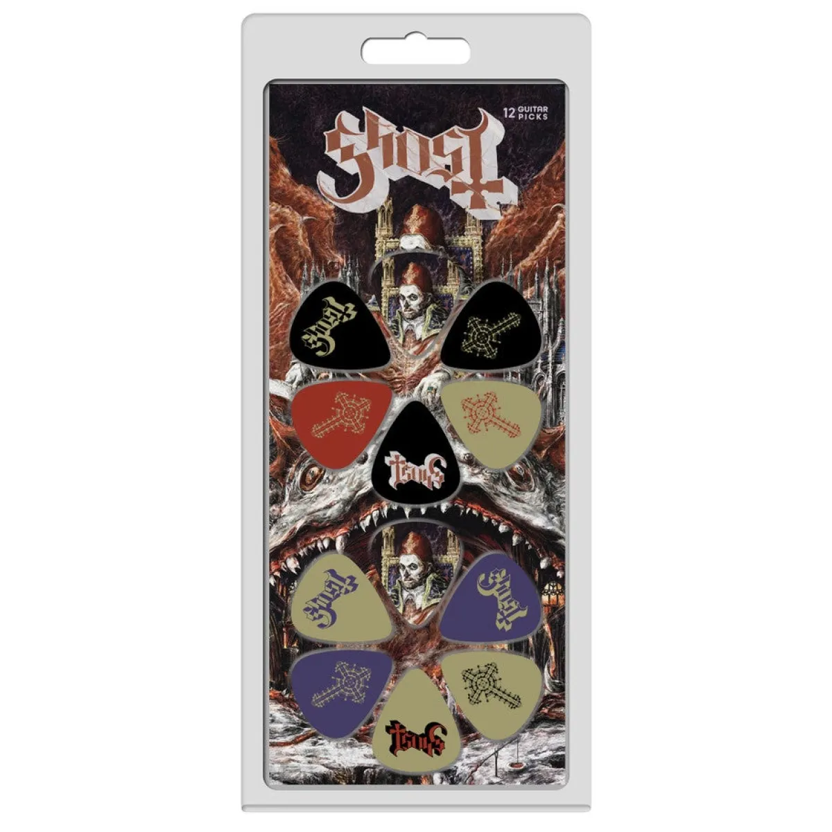 Hot Ghost: Logos - Plektrasetti 12 kpl Plektrasetit|Ghost