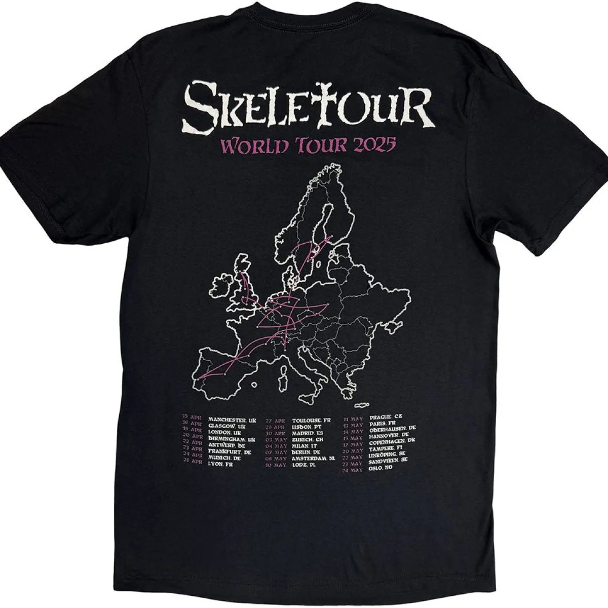 Outlet Ghost: Skeletour Admat '25 tour dates - T-paita T-Paidat|Bändipaidat