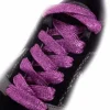 New Glitter Kengännauhat, Dark pink Jalkinevarusteet|Festarikamaa