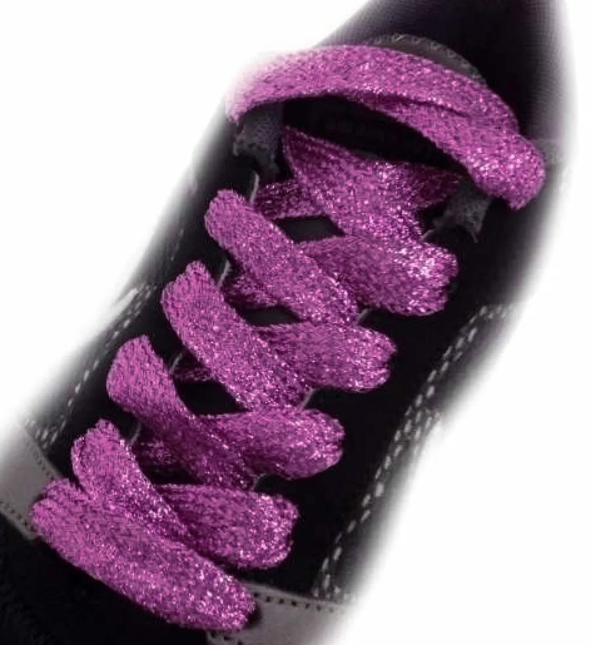 New Glitter Kengännauhat, Dark pink Jalkinevarusteet|Festarikamaa