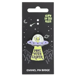 Glow in the Dark UFO – Pinssi Pinssit Ja Rintanapit|Ystävälle