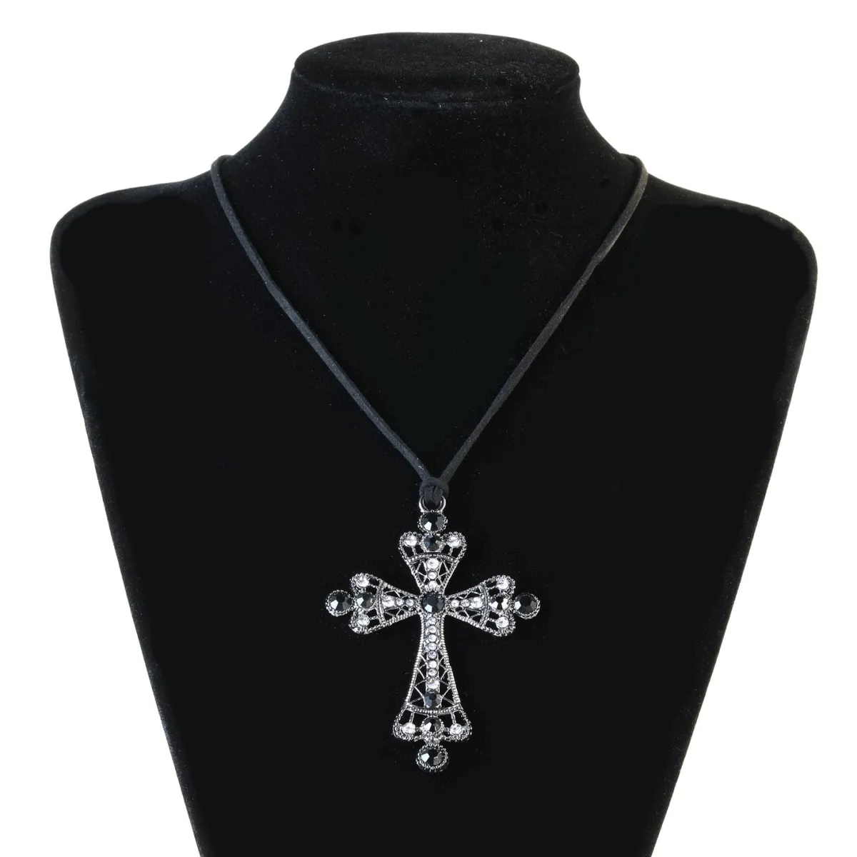 Sale Gothic Saint Cross - Kaulakoru/choker Goottikamaa|Kaulakorut