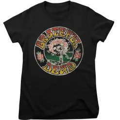 Hot Grateful Dead Skull & Roses - Naisten T-paita Grateful Dead|T-Paidat