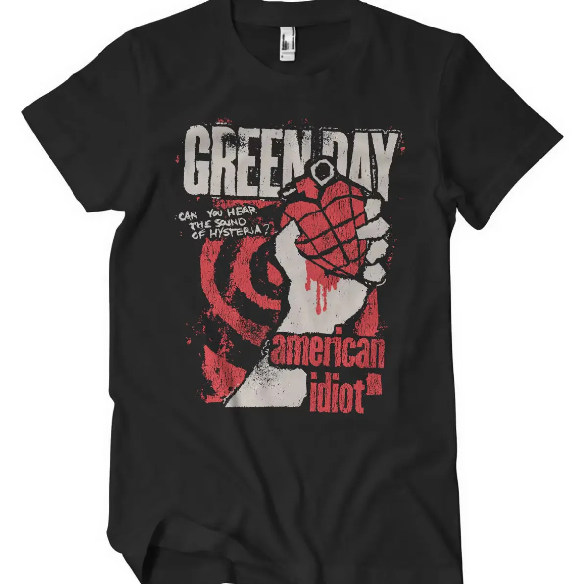 Hot Green Day: American Idiot Spiral Arm - T-paita T-Paidat|Bändipaidat