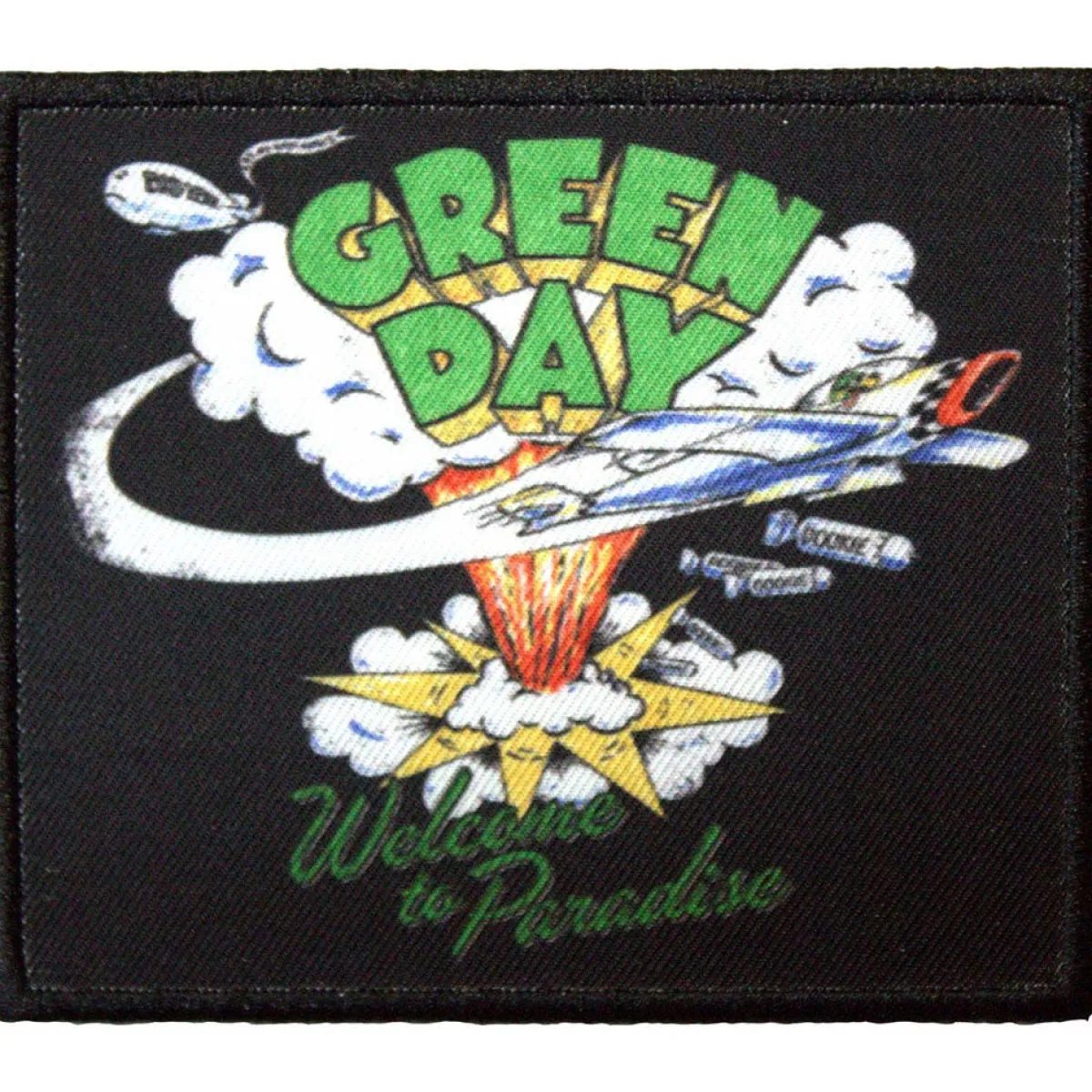 Hot Green Day: Welcome to paradise - Kangasmerkki Green Day|Kangasmerkit