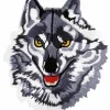 Hot Grey Wolf - Kangasmerkki Haalarimerkit|Kangasmerkit