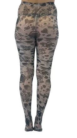 Clearance Grunge and Roses - Sukkahousut Sukkahousut|Rockabilly