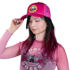 Guns N' Roses: Classic logo mesh back - Lippis, pinkki Lippikset|Guns N Roses