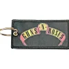 New Guns N' Roses: Scroll logo - Kankainen avaimenperä Avaimenperät|Guns N Roses