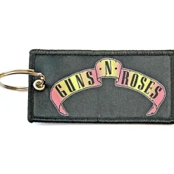 New Guns N' Roses: Scroll logo - Kankainen avaimenperä Avaimenperät|Guns N Roses