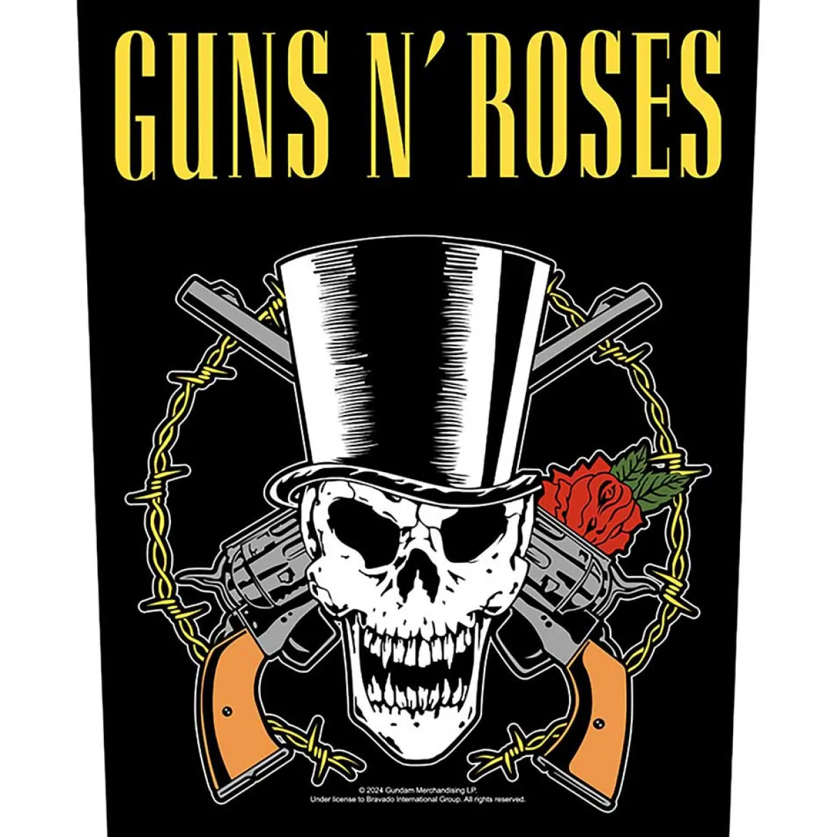 Online Guns N' Roses: Skull & Guns - Selkämerkki Guns N Roses|Selkämerkit