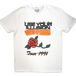 Hot Guns N' Roses Use Your Illusion Tour 1991 - T-Paita T-Paidat|Bändipaidat