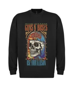 Outlet Guns N' Roses: Use Your Illusion Skull - Collegepaita Pitkähihaiset|Pitkähihaiset Paidat
