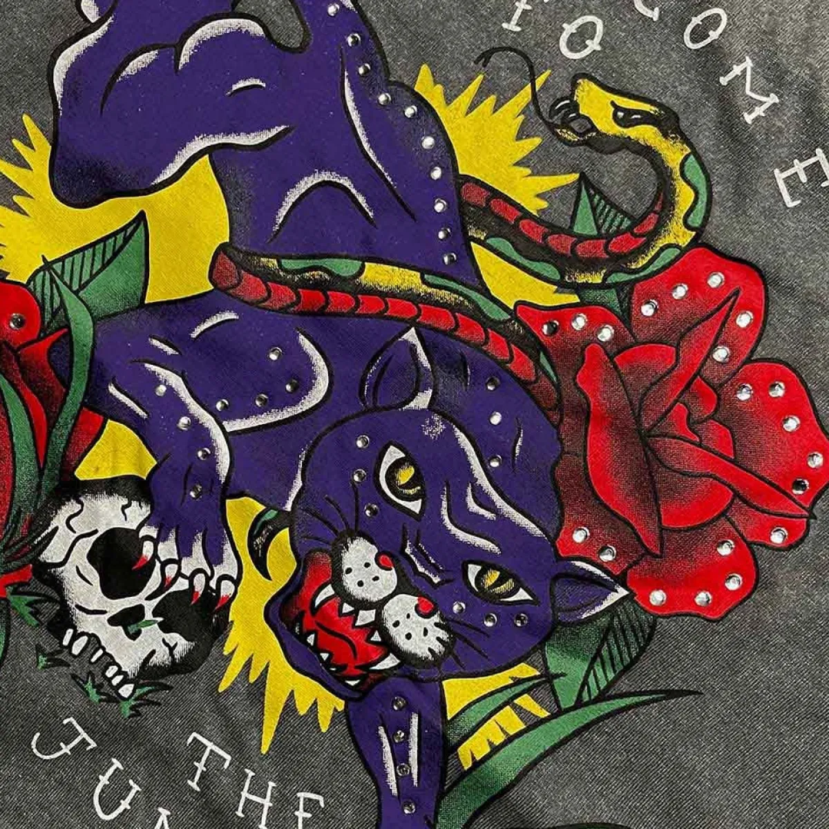 Clearance Guns N' Roses: Welcome to the Jungle - T-paita T-Paidat|Bändipaidat