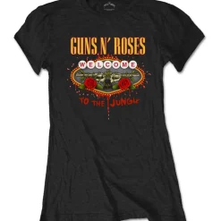 Sale Guns N Roses Welcome to the jungle - Naisten T-paita T-Paidat|Guns N Roses