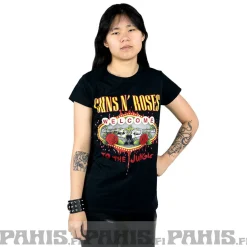 Sale Guns N Roses Welcome to the jungle - Naisten T-paita T-Paidat|Guns N Roses