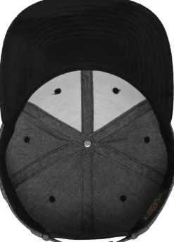 Hot Flexfit Chambray-Suede snapback - Lippis, black Lippikset