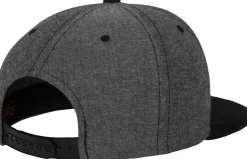 Hot Flexfit Chambray-Suede snapback - Lippis, black Lippikset