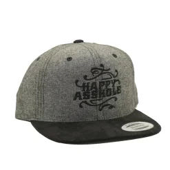 Hot Flexfit Chambray-Suede snapback - Lippis, black Lippikset