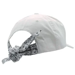 Discount Flexfit Curved Bandana Tie - Lippis, white Lippikset