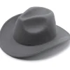New Harmaa cowboy hattu kiristysnyörillä Naamiaisasut|Lierihatut