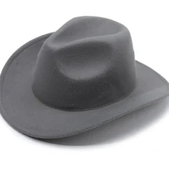 New Harmaa cowboy hattu kiristysnyörillä Naamiaisasut|Lierihatut