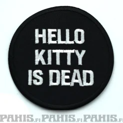 Online Hello Kitty is dead - kangasmerkki Haalarimerkit|Kangasmerkit