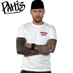 Hello, My Name is Pahis T-paita, valkoinen Urban Wear Katukamaa|T-Paidat