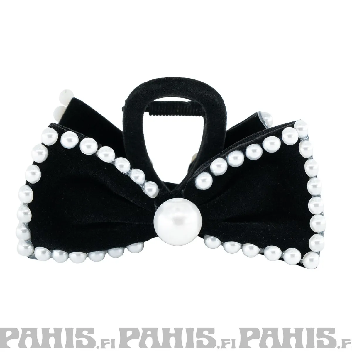 Clearance Helmikoristeltu samettinen hiusklipsi 13cm, eri värejä Rockabilly|Hiuskoristeet