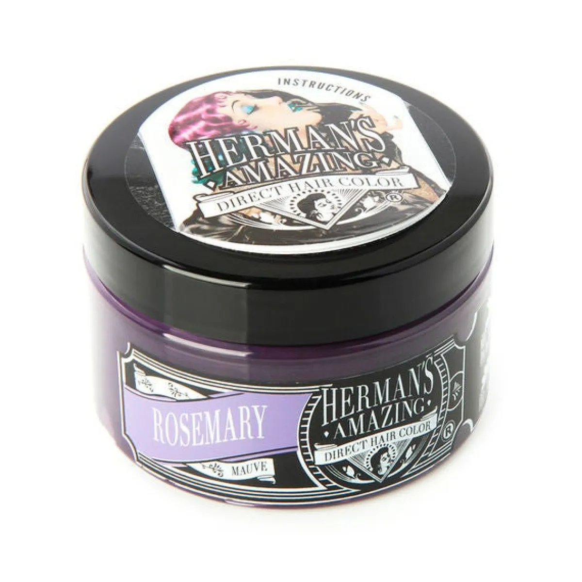 Outlet Herman's Amazing Rosemary Mauve - shokkihiusväri Shokkihiusvärit