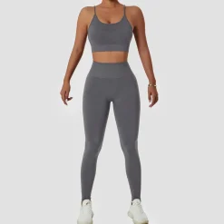 High waist scrunch - leggingsit, harmaa Leggingsit|Urban Wear Katukamaa