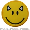 Clearance Hornedhappy face - kangasmerkki Haalarimerkit|Kangasmerkit