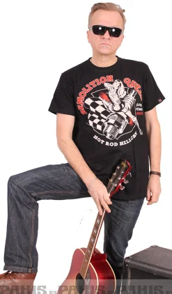 Hot Demolition Queen - T-paita Autoteema|Rockabilly