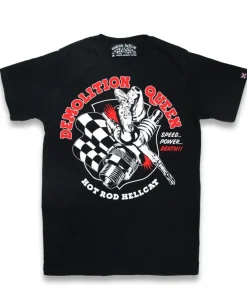 Hot Demolition Queen - T-paita Autoteema|Rockabilly